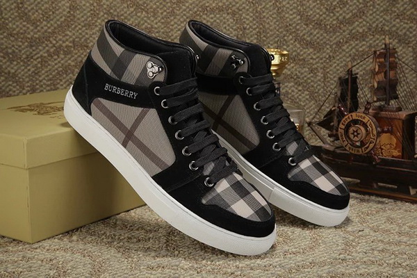 Burberry High-Top Fashion Men Shoes--015